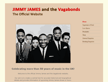 Tablet Screenshot of jimmyjamesandthevagabonds.com